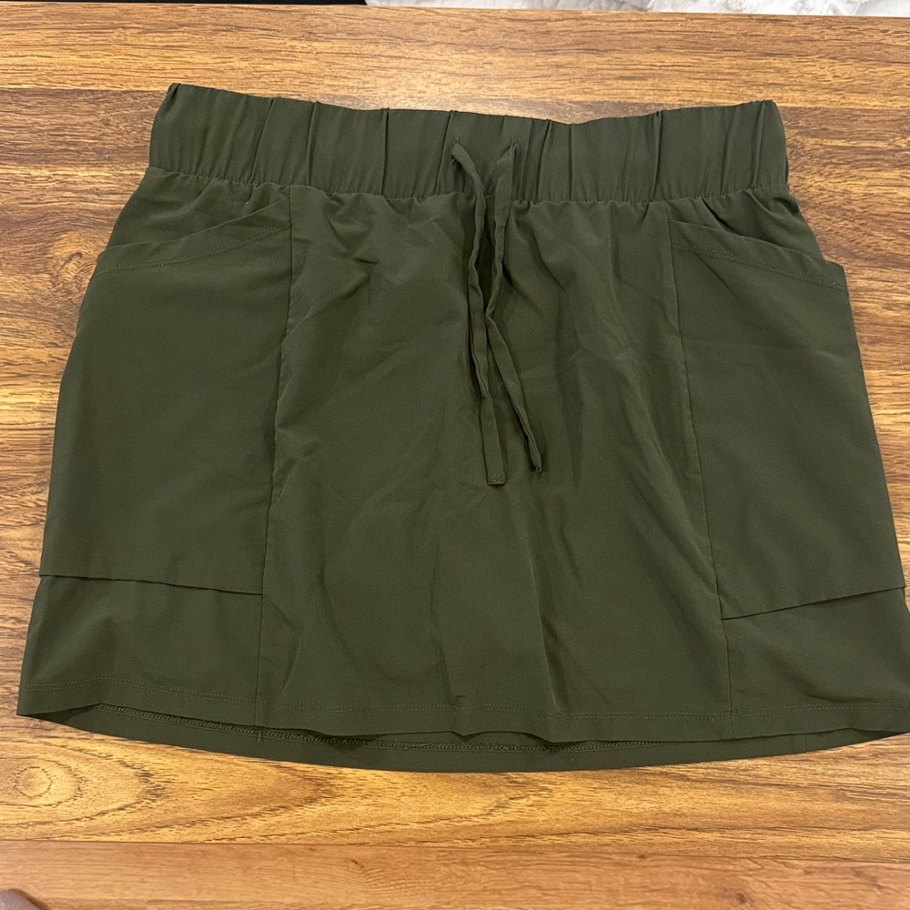 All in Motion Olive Green Skirt